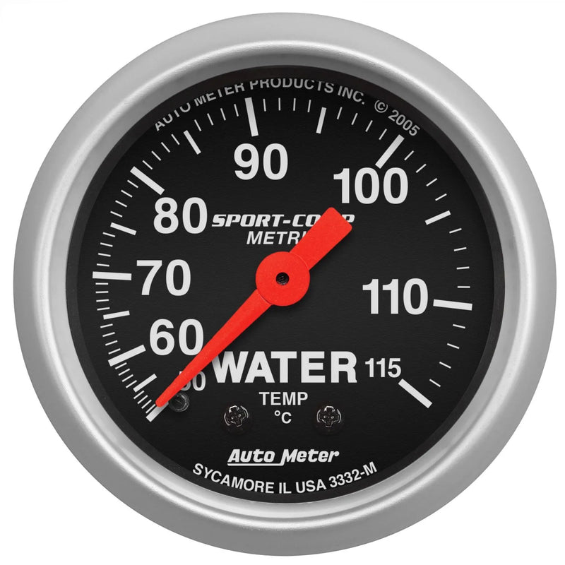 Autometer ATM3332-M 2-1/16" Water Temperature 50-115 °C 6