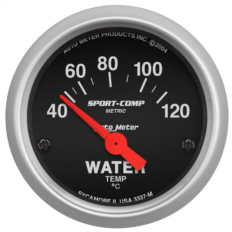 Autometer 2-1/16" Water Temperature 40-120 °C Air-Core Sport-Comp