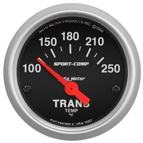Autometer 2-1/16" Transmission Temperature 100-250 °F Air-Core Sport-Comp