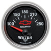 Autometer 2-1/16" Water Temperature 100-250 °F Chevy Red Bowtie