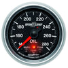 Autometer 2-1/16" Oil Temperature w/Peak & Warn 140-280 °F Stepper Motor Sport-Comp II