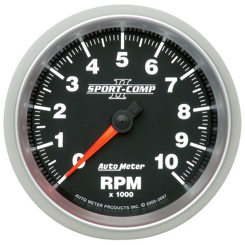 Autometer ATM3697 3-3/8" In-Dash Tachometer 0-10,000 RPM