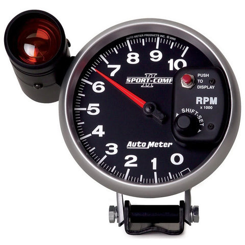 Autometer 5" Pedestal Tachometer 0-10,000 RPM Sport-Comp II