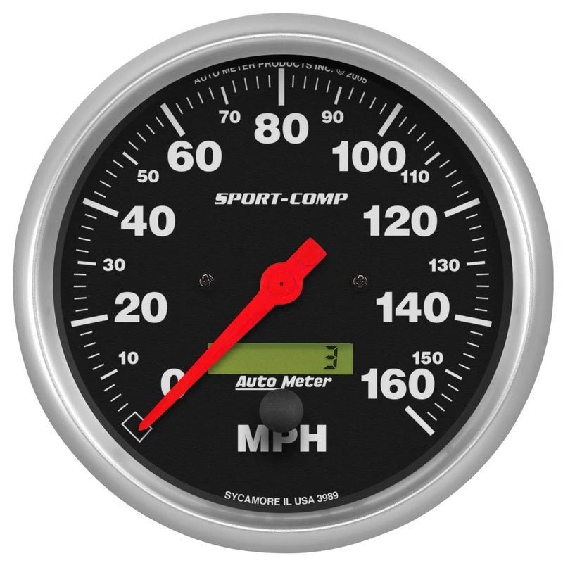 Autometer 5" Speedometer 0-160 MPH Electric Sport-Comp