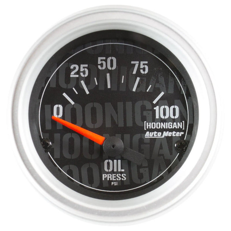 Autometer 2-1/16" Oil Pressure 100 PSI Electric Hoonigan