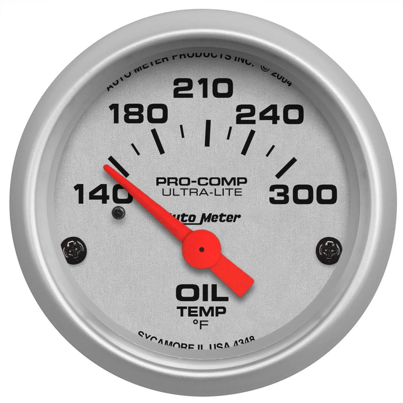 Autometer 2-1/16" Oil Temperature 140-300 °F Air-Core Ultra-Lite