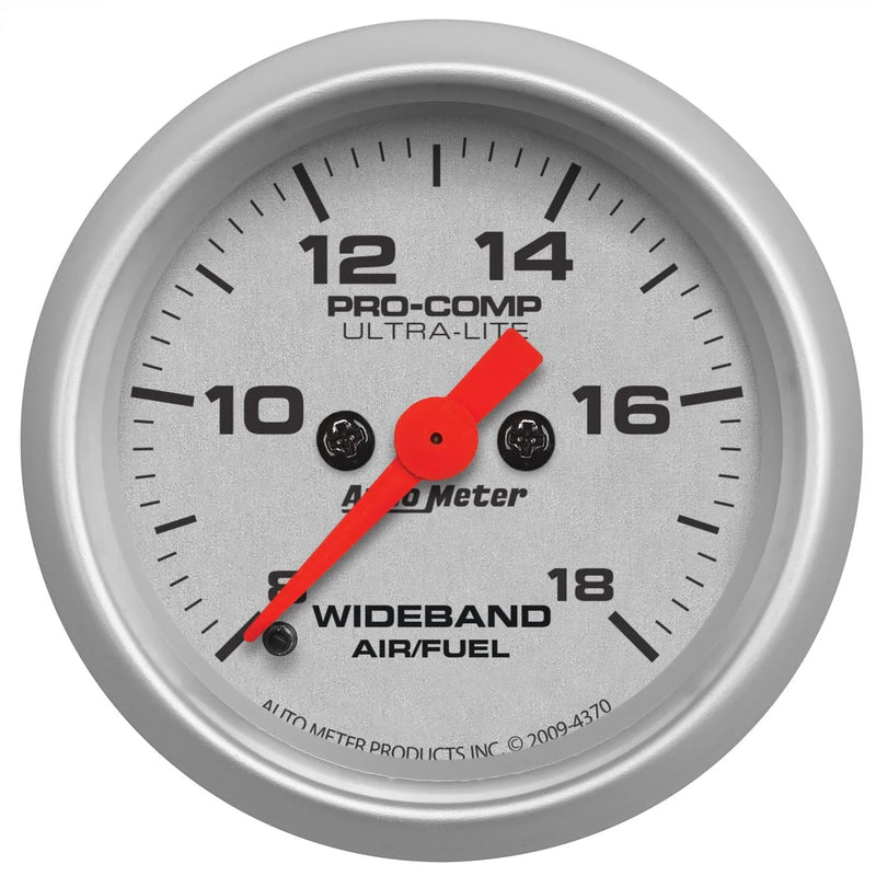 Autometer 2-1/16" Wideband Air/Fuel Ratio Analog 8:1-18:1 AFR Ultra-Lite