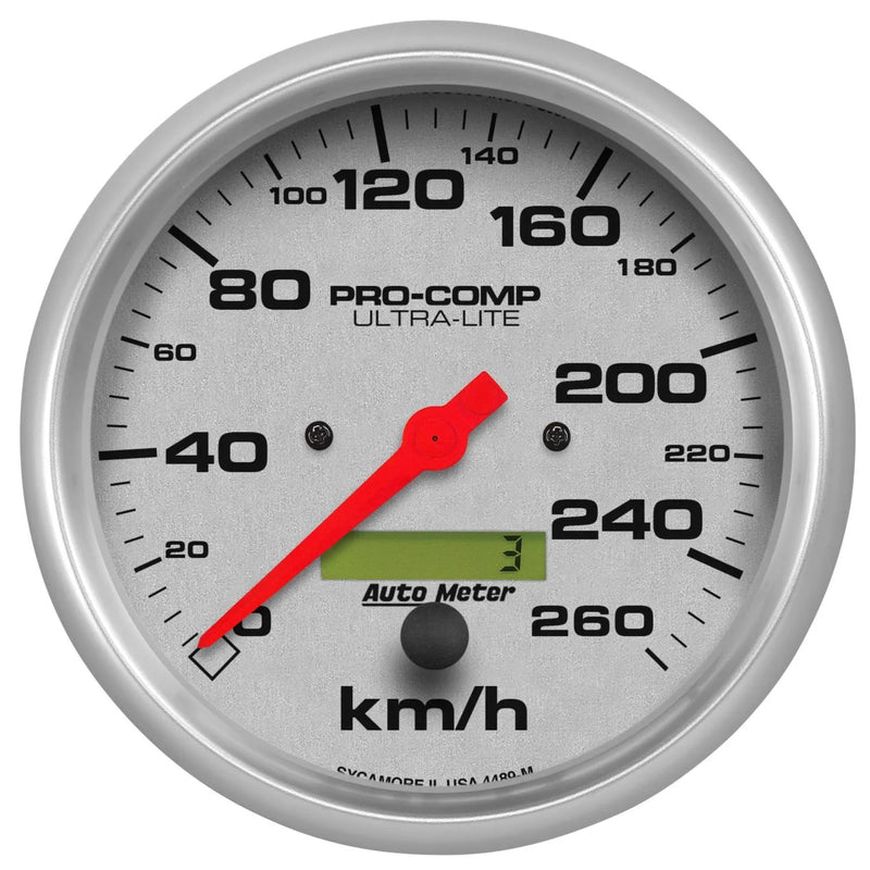 Autometer ATM4489-M 5" Speedometer 0-260 KM/H Electric
