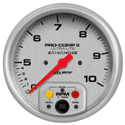Autometer 5" In-Dash Tachometer 0-5-10K RPM Ultra-Lite