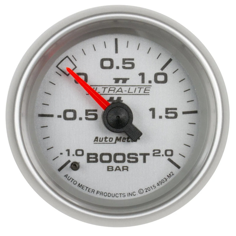 Autometer 2-1/16" Boost-Vac -1/+2 Bar Mechanical Ultra-Lite II