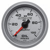 Autometer 2-1/16" Oil Pressure 0-100 PSI Mechanical Ultra-Lite II