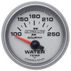 Autometer 2-1/16" Water Temperature 100-250 °F Air-Core Ultra-Lite II