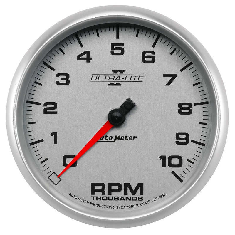 Autometer ATM4998 5" Tachometer 0-10,000 RPM Ultra-Lite II