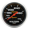 Autometer 2-5/8" Water Temperature 140-280 °F 6 Ft. Mechanical Liquid Filled Pro-Comp