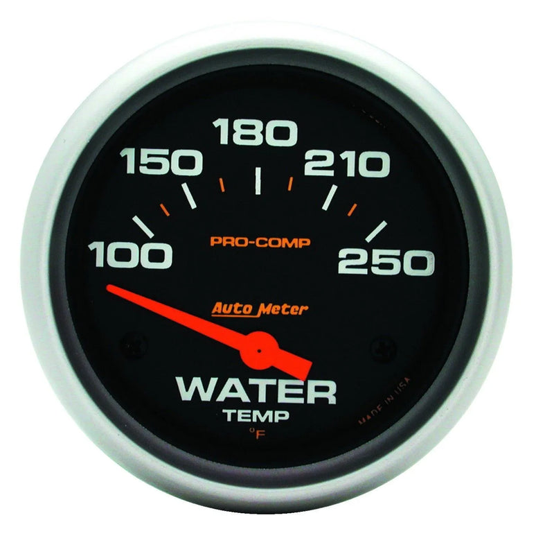 Autometer 2-5/8" Water Temperature 100-250 °F Air-Core Pro-Comp