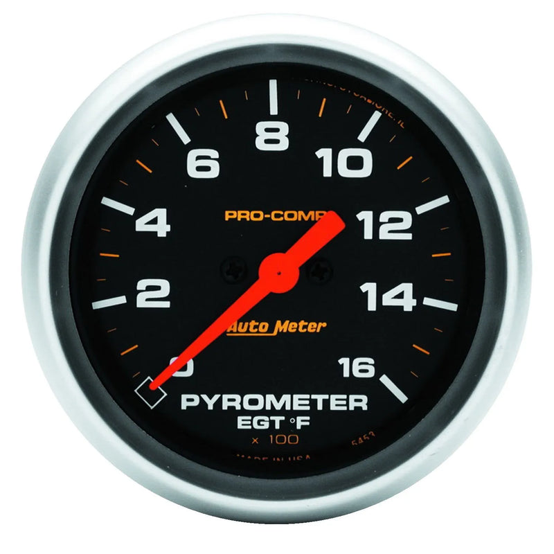 Autometer 2-5/8" Pyrometer 0-1600 °F Stepper Motor