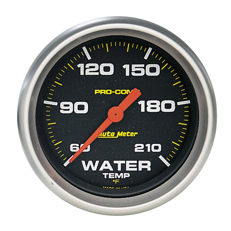 Autometer 2-5/8" Water Temperature 60-210 °F Stepper Motor