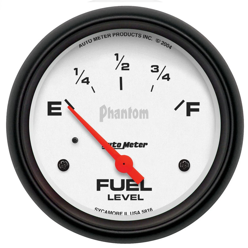 Autometer 2-5/8" Fuel Level 240-33 ohm Air-Core SSE Phantom