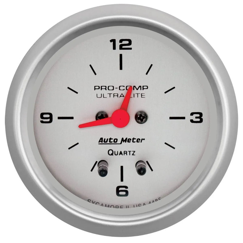 Autometer 2-5/8" Clock 12 Hour