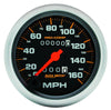 Autometer 3-3/8" Speedometer 0-160 MPH Mechanical