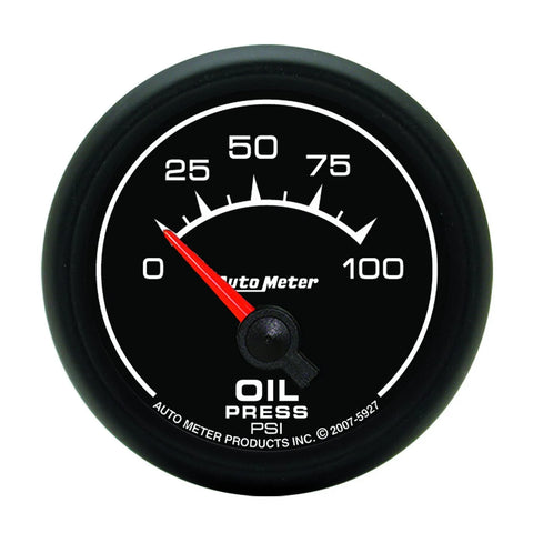 Autometer 2-1/16" Oil Pressure 0-100 PSI Air-Core ES
