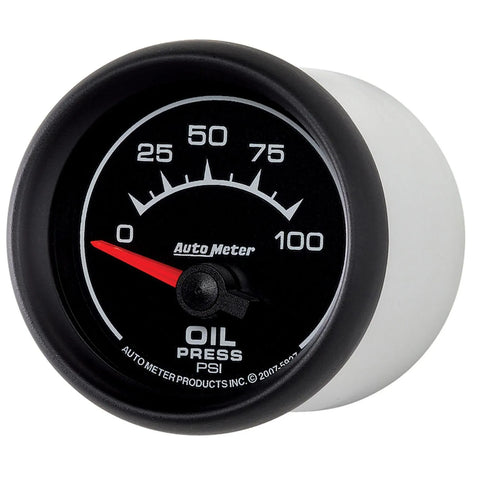 Autometer 2-1/16" Oil Pressure 0-100 PSI Air-Core ES