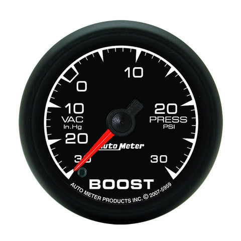 Autometer 2-1/16" Boost/Vacuum 30 In HG/30 PSI Stepper Motor ES