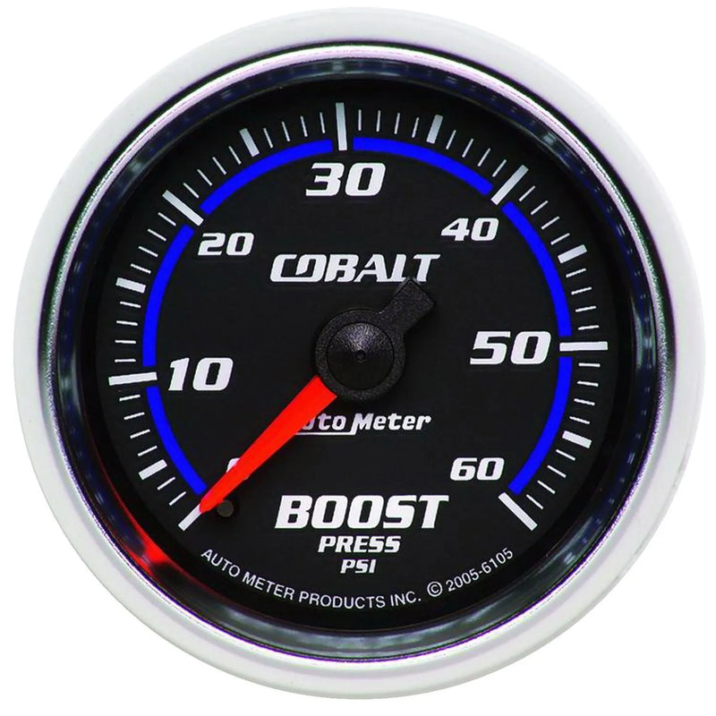 Autometer 2-1/16" Boost 0-60 PSI Mechanical Cobalt