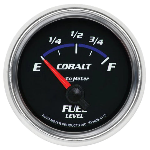 Autometer 2-1/16" Fuel Level 0-90 ohm Air-Core GM SSE Cobalt