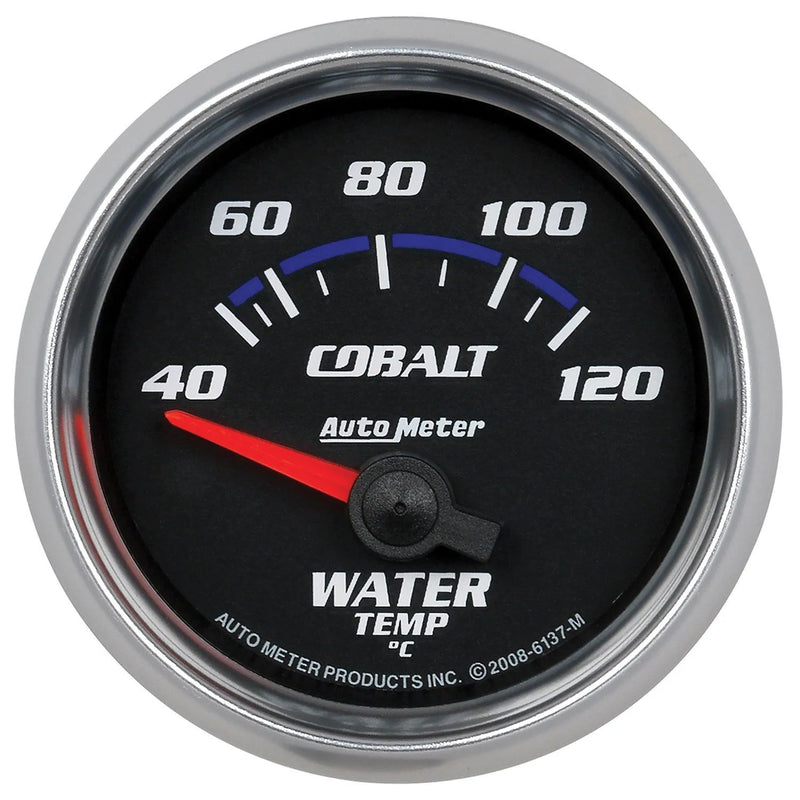 Autometer 2-1/16" Water Temperature 40-120 °C Air-Core Cobalt