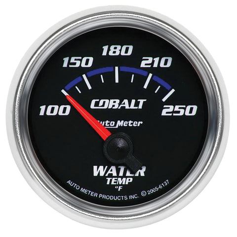 Autometer 2-1/16" Water Temperature 100-250 °F Air-Core Cobalt