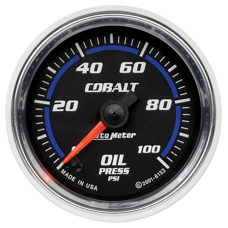 Autometer 2-1/16" Oil Pressure 0-100 PSI Stepper Motor Cobalt