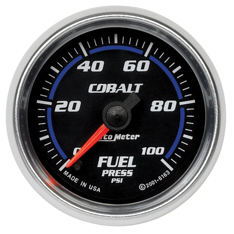 Autometer 2-1/16" Fuel Pressure 0-100 PSI Stepper Motor Cobalt