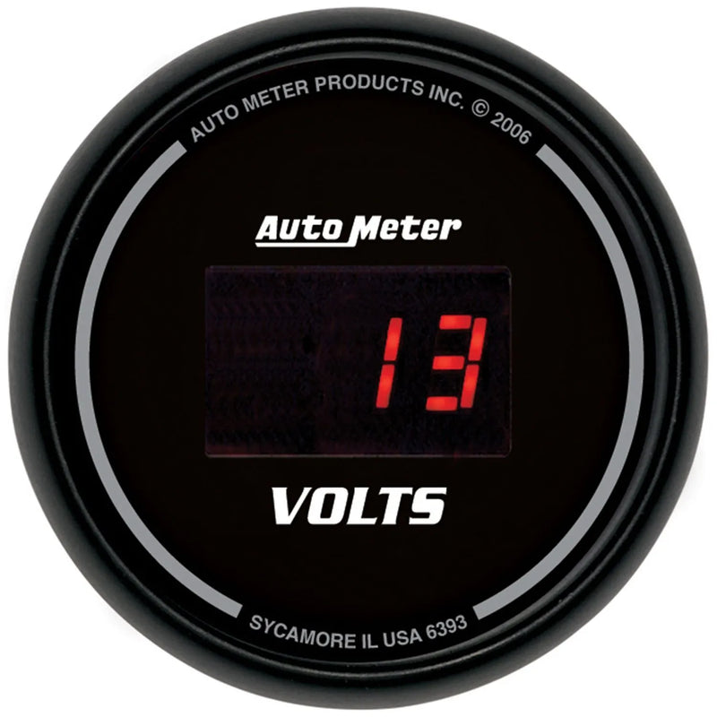 Autometer 2-1/16" Voltmeter 8-18V Sport-Comp Digital