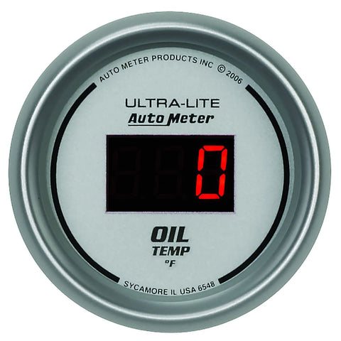 Autometer 2-1/16" Oil Temperature 0-340 °F Ultra-Lite Digital