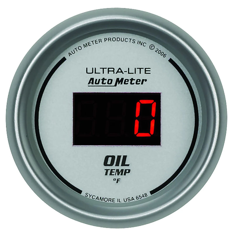 Autometer 2-1/16" Oil Temperature 0-340 °F Ultra-Lite Digital