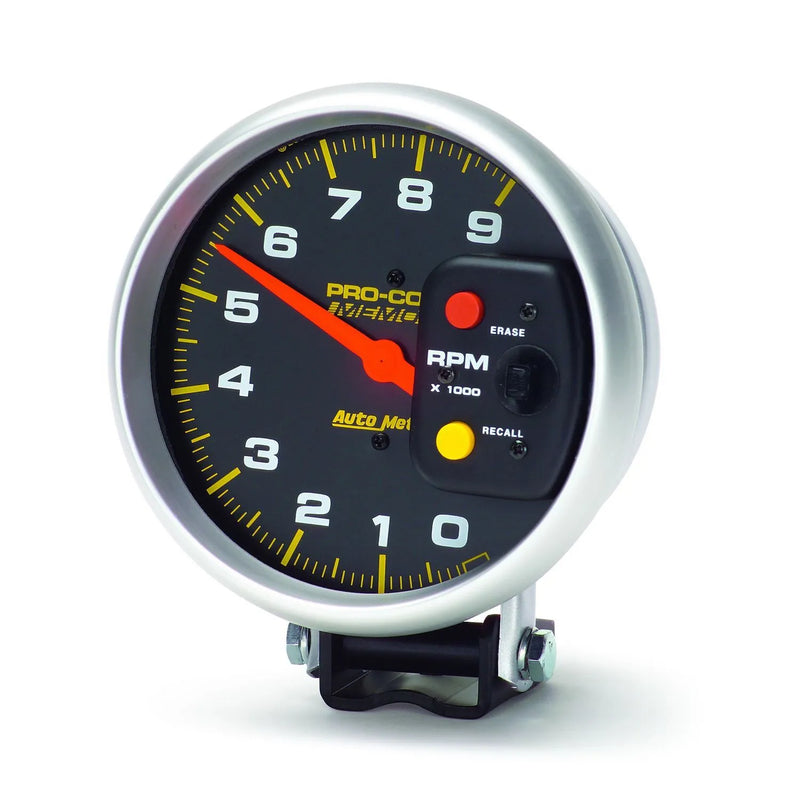 Autometer ATM6809 5" Tachometer 0-9,000 RPM Pedestal