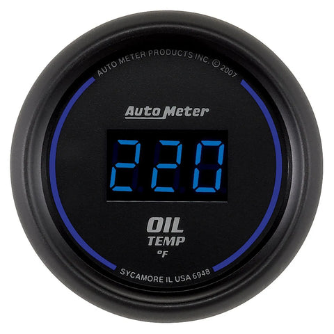 Autometer 2-1/16" Oil Temperature 0-340 °F Digital