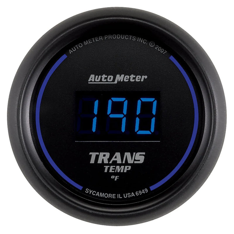 Autometer 2-1/16" Transmission Temperature 0-340 °F Cobalt Digital