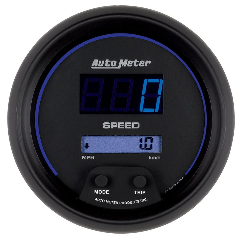 Autometer 3-3/8" Speedometer 0-260 MPH /0-260 KM/H Digital
