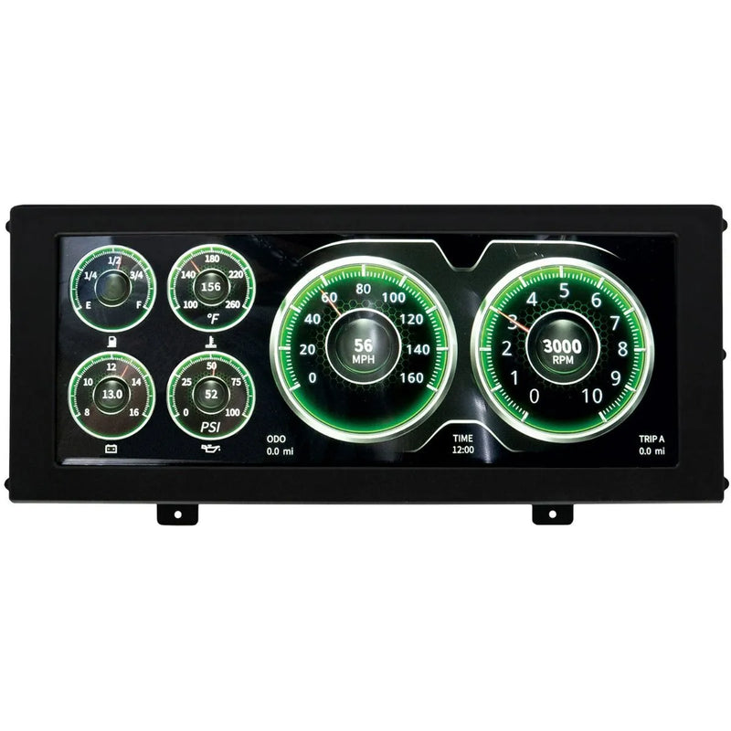 Autometer Invision LCD Dash Universal Panel Mount