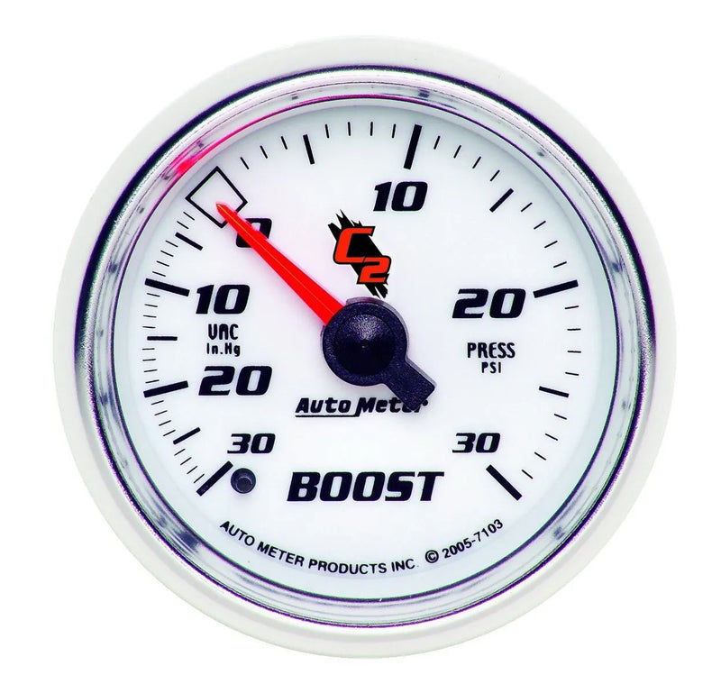 Autometer ATM7103 2-1/16" Boost/Vacuum 30 In HG/30 PSI