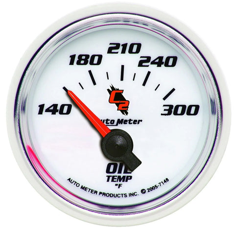 Autometer 2-1/16" Oil Temperature 140-300 °F Air-Core C2