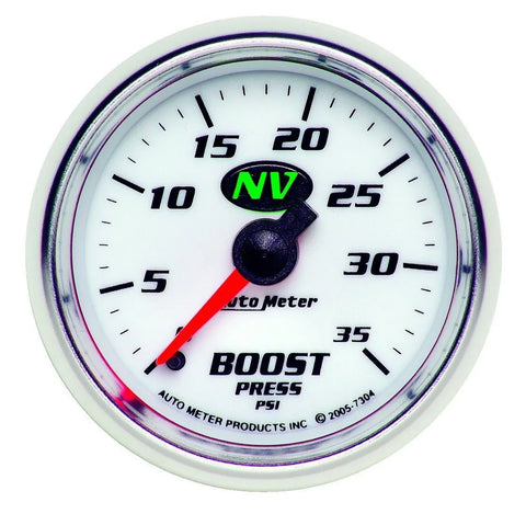 Autometer 2-1/16" Boost 0-35 PSI Mechanical NV