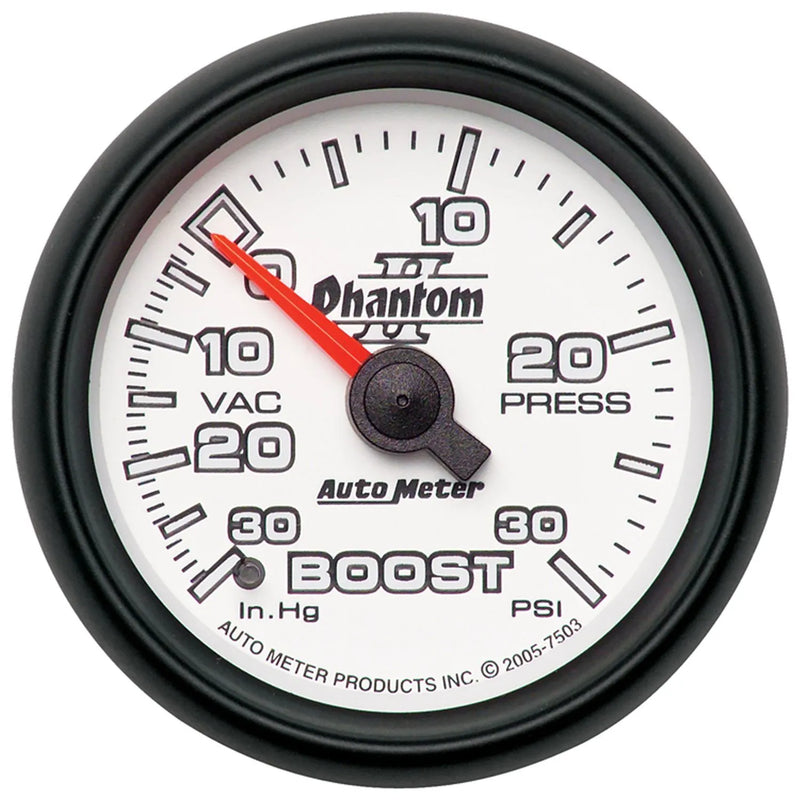 Autometer ATM7503 2-1/16" Boost/Vacuum 30 In HG/30 PSI