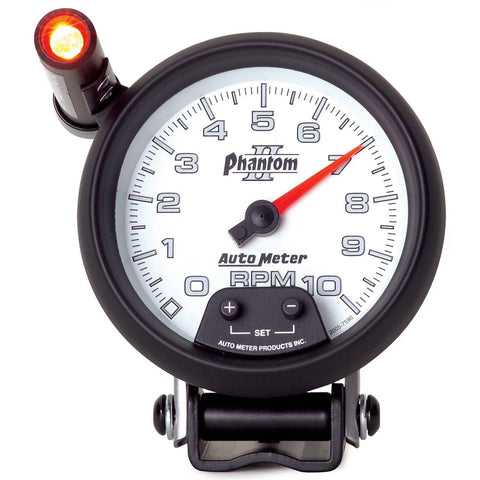 Autometer 3-3/4" Pedestal Tachometer 0-10,000 RPM Phantom II