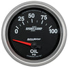 Autometer 2-5/8" Oil Pressure 0-100 PSI Air-Core Sport-Comp II