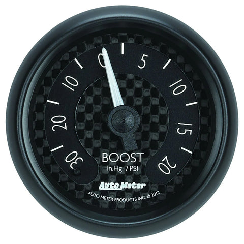 Autometer 2-1/16" Boost/Vacuum 30 In HG/20 PSI Mechanical GT