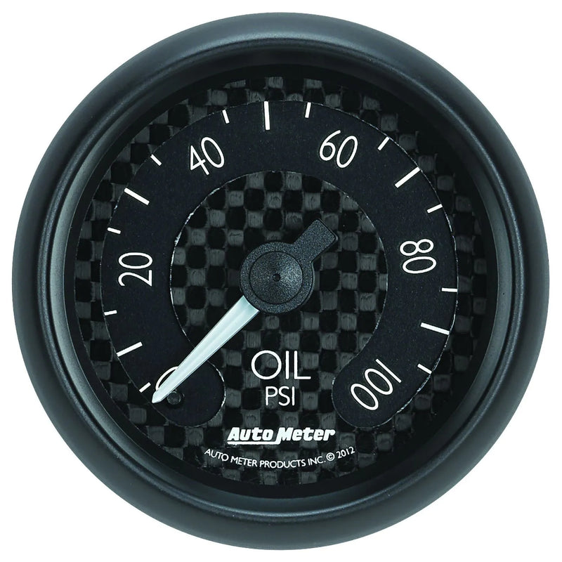 Autometer 2-1/16" Oil Pressure 0-100 PSI Mechanical GT