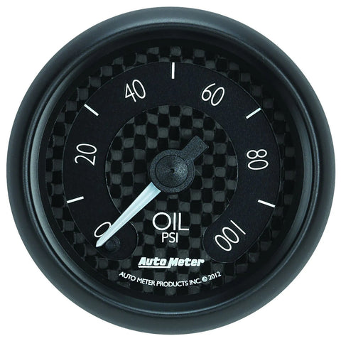 Autometer 2-1/16" Oil Pressure 0-100 PSI Stepper Motor GT